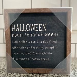 Halloween Decor Sign